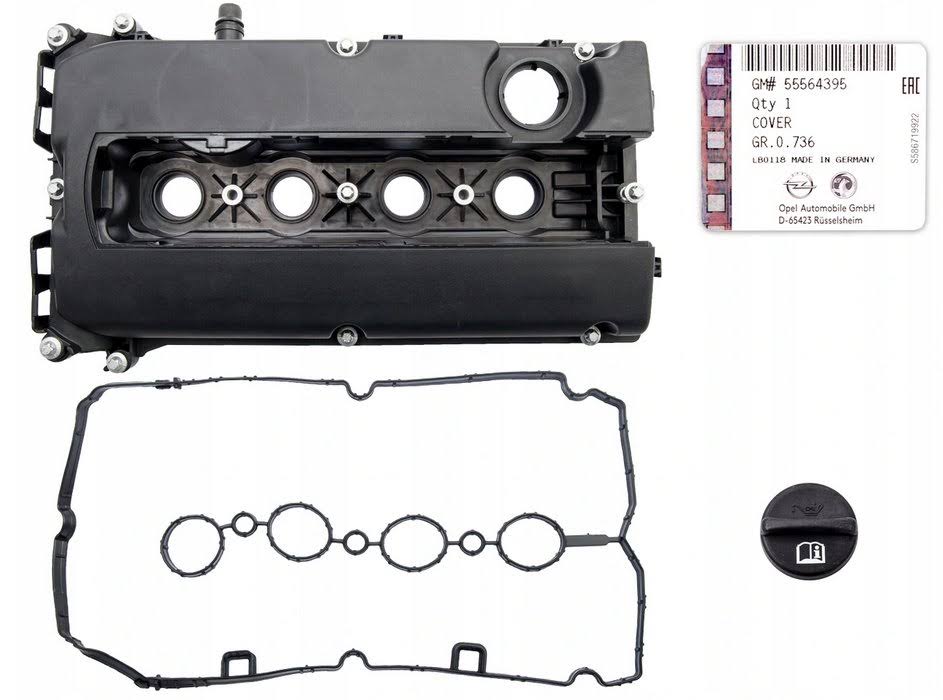Oryginalna pokrywa zaworów GM Opel Astra H J Insignia 1.6 1.8 – 5607258 55564395
