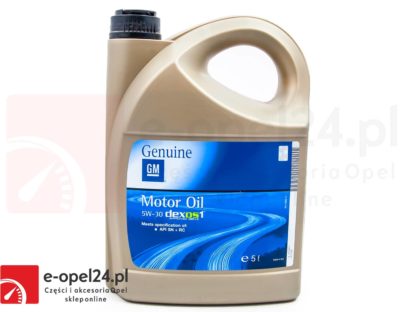 Oryginalny olej do Opla GM Dexos 1 - 95599877