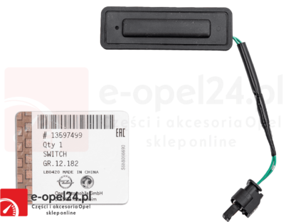 Przycisk otwierania klapy bagaznika Opel Insignia A Kombi Sport Toruer Country Polift - 13597499