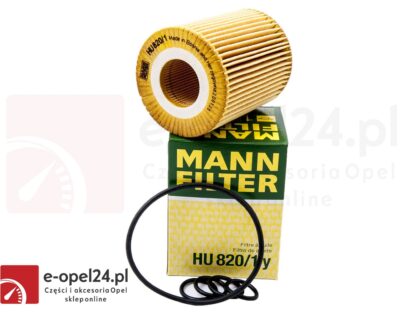 Filtr oleju Mann HU 820/1 Y - Opel Astra H III J IV / Corsa D / Meriva A B / Mokka X / Zafira B 1.7 CDTI - 5650375 / 98018448