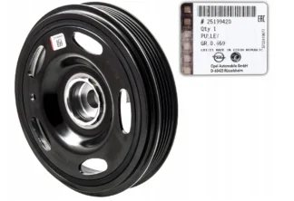 Oryginalne koło pasowe wału korbowego z piastą 5-cio rowkowe Opel 1.4 Turbo - Astra J Insignia A Zafira C