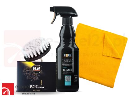 Zestaw do czyszczenia tapicerki - K2 Brill / Adbl Bonnet 0,5L / mikrofibra